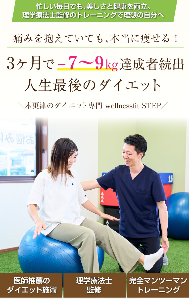 wellnessfit STEP,木更津市,ダイエット