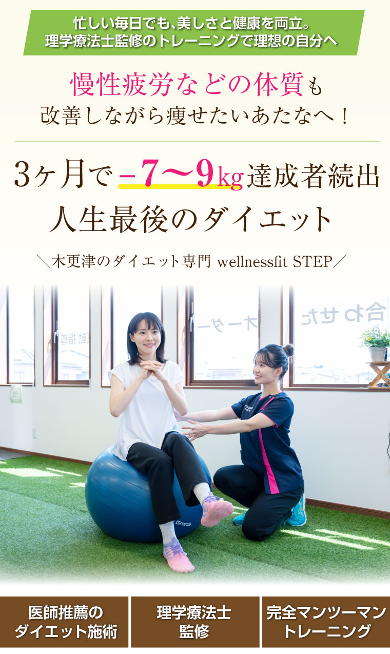 wellnessfit STEP,木更津市,ダイエット