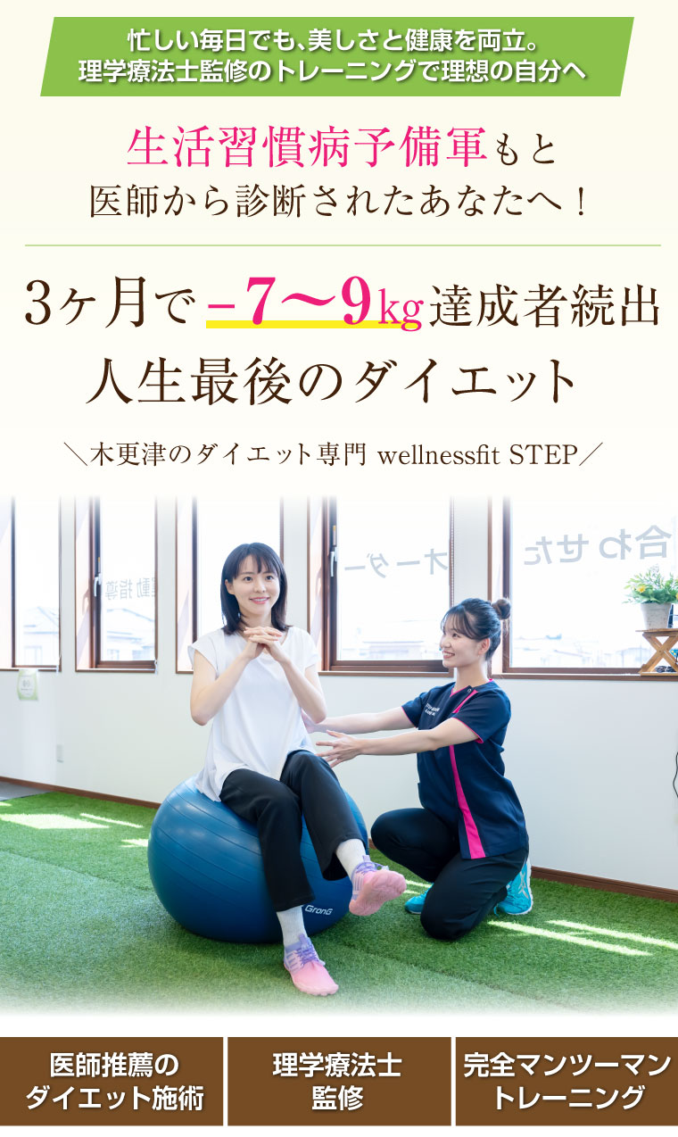 wellnessfit STEP,木更津市,ダイエット