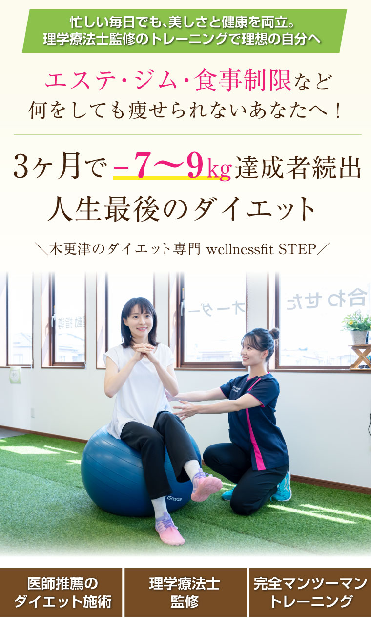 wellnessfit STEP,木更津市,ダイエット