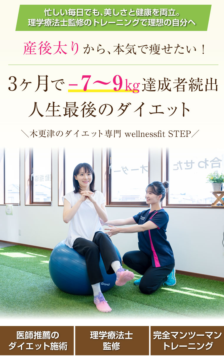 wellnessfit STEP,木更津市,ダイエット